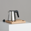 Plateau d'accueil WOODY 0.6L - Bouilloire Strix pivotante en bambou durable_2