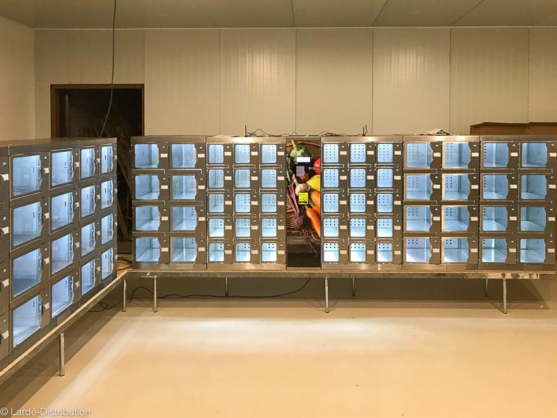 Distributeur automatique de fruits et légumes à l'unité, en filet, en barquette, ou en sac_2