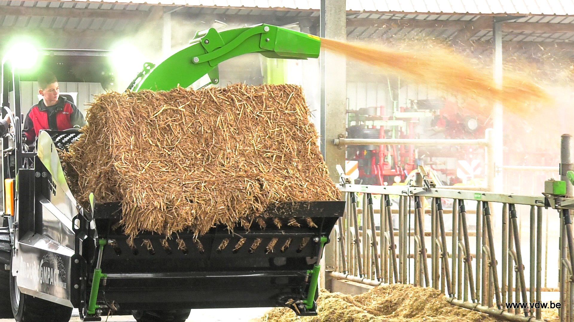 Duo pailleuse agricole - vdw - 840 kg	/ 1 190 kg_2