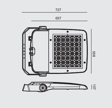 Milan XXL - Eclairages des grands espaces - Novatilu - LED 460 W_2