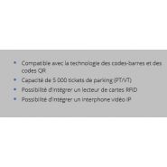 PT VT LT Gestion de parking - Cross - Terminal de suivi des entrées et sorties - Compatible codes-barres, QR codes, tickets RFID_2