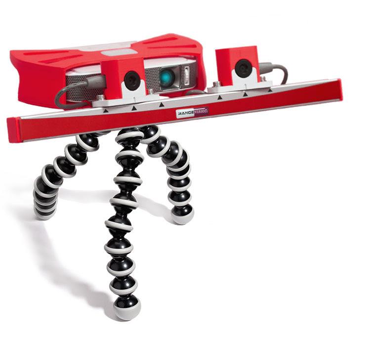 Scanner 3D de bureau RangeVision SMART - technologie lumière structurée, haute précision et multi-domaines_2