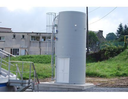 Silo industrie sur jupe porteuse - Silos ROUSSEAU jusqu'à 200m3 avec options personnalisées_2