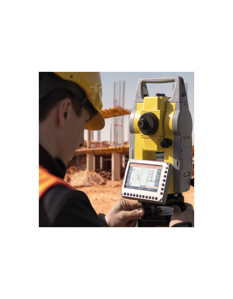 Station totale manuelle GeoMax Zoom45 - idéale pour géomètres et chantiers, écran tactile 5’’ et Android intégré_2