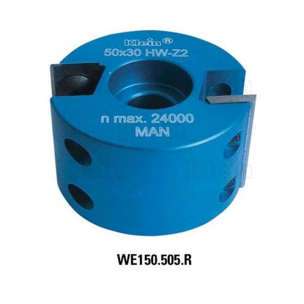 We150.500.R - Fraise à plaquette HW pour rainurages Z=2 - diamètre 50 - Sistemi s.r.l._2