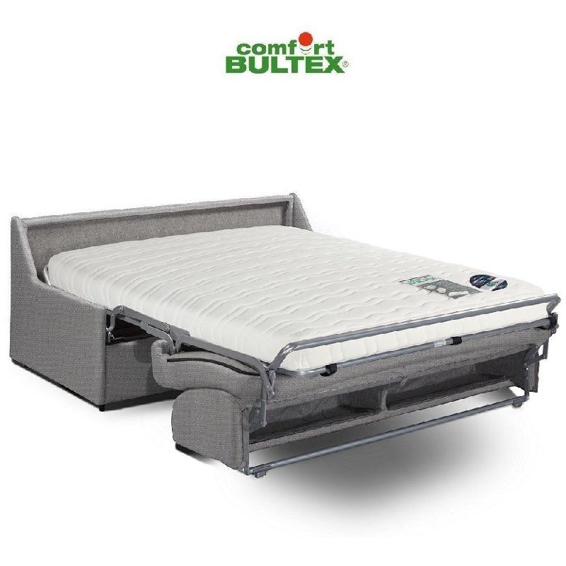 Canapé convertible COMPACTO express - Matelas 120cm comfort BULTEX® Néo gris silex - Gain de place et ouverture facile_2
