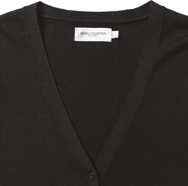 Cardigan femme - Réf: RU715F - Col V classique - CottonBlend facile d'entretien - 275 g/m² - Tailles XS à XXL_2