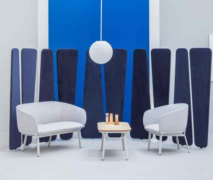 Claustra acoustique VIVA - design atypique, panneaux orientables et finitions personnalisées_2