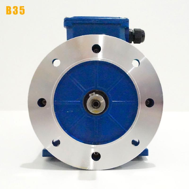 Moteur électrique triphasé 230/400v - 2,2 kW - 3000 tr/min - CEMER MS Alu - Bride B35 - Arbre ø19mm - IP55_2