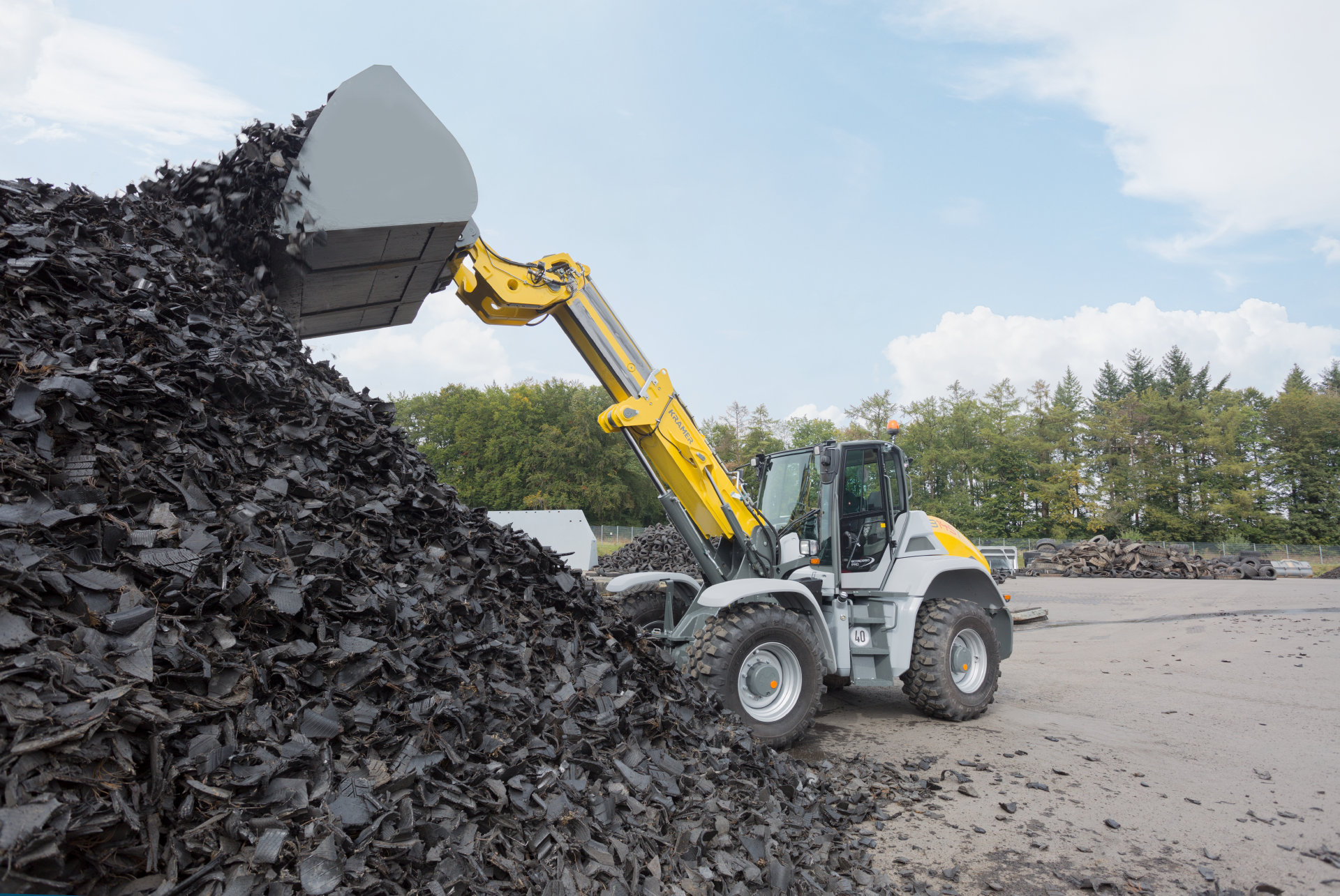 Chargeuse télescopique Kramer 8145T - Puissance, portée et visibilité optimales pour le secteur de la construction_2