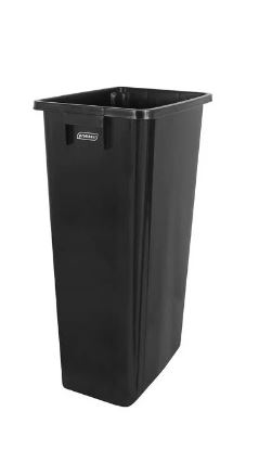 Conteneur PB 2x80L Biflux Noir - TRI-EN-KIT 2003 - Polypropylène - Couvercles Jaune et Gris_2