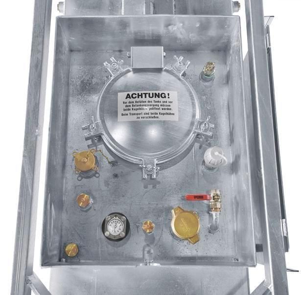 210555w - Cuve pour gazole et fioul - 1000 litres - Acier galvanisé à chaud - Forme étroite et gerbable_2