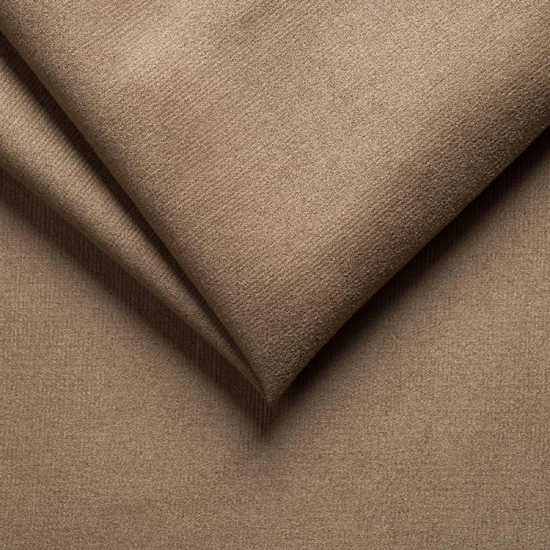 Canapé convertible express scandinave 140 cm - Matelas 16 cm microfibre taupe - Fabrication italienne_2