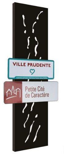 Entrée de ville Venise - Hauteur 2720 mm, Largeur 600 mm, Structure en tôle d'acier_2