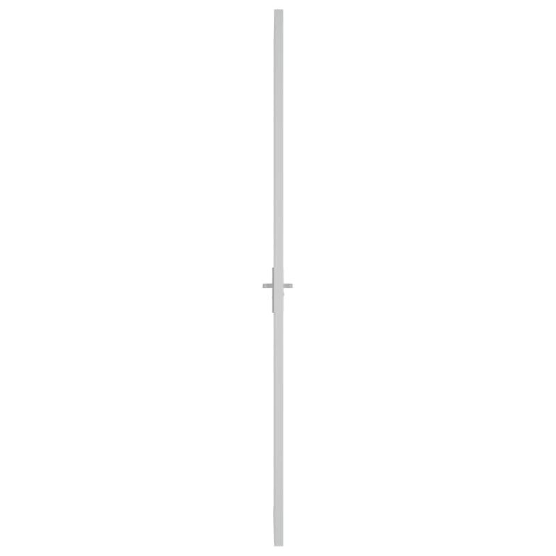 Vidaxl porte intérieure 93x201,5 cm blanc verre esg et aluminium 350570_2