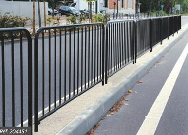 Arceau urbain simple et renforcé en acier galvanisé - Longueurs 1000, 1500 ou 2000 mm - Ø60 mm - Hauteur 1000 mm_2