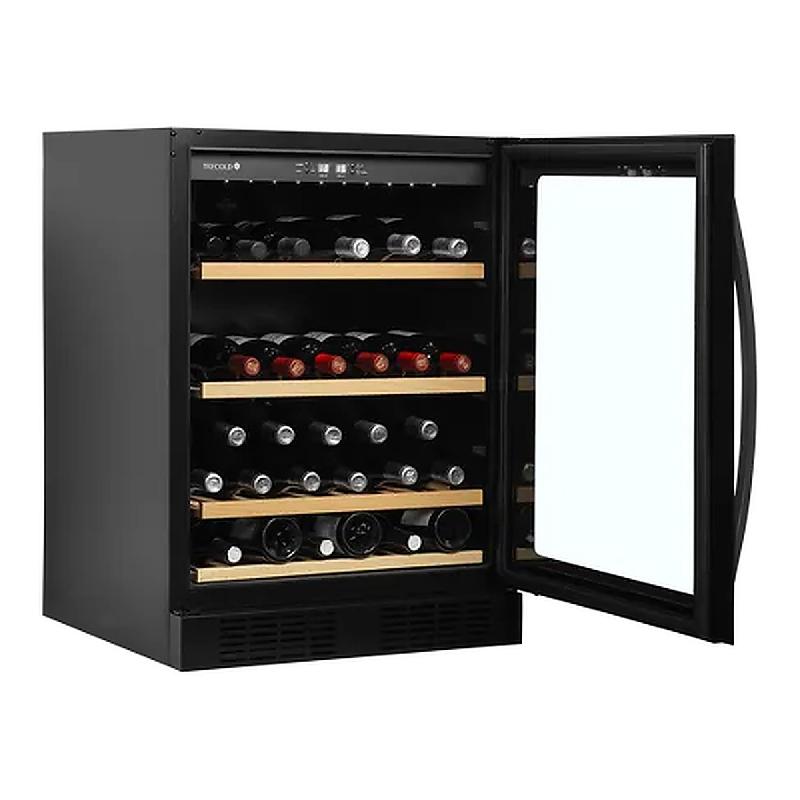 Cave à vin noire 1 zone - 48 bouteilles | Tefcold - TFW200-F_2