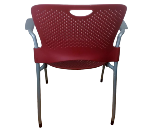 Chaise empilable Carper Herman Miller d'occasion - ergonomique avec accoudoirs et design moderne_2