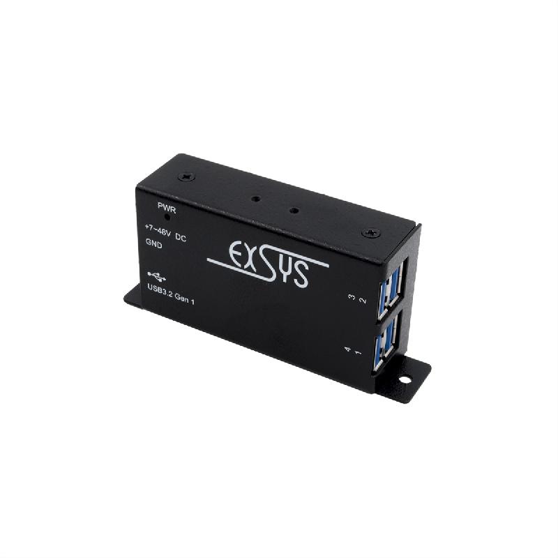 EXSYS EX-1181HMS Hub USB 3.2 Gen1 à 4 ports, protection de surtension 15KV ESD_2