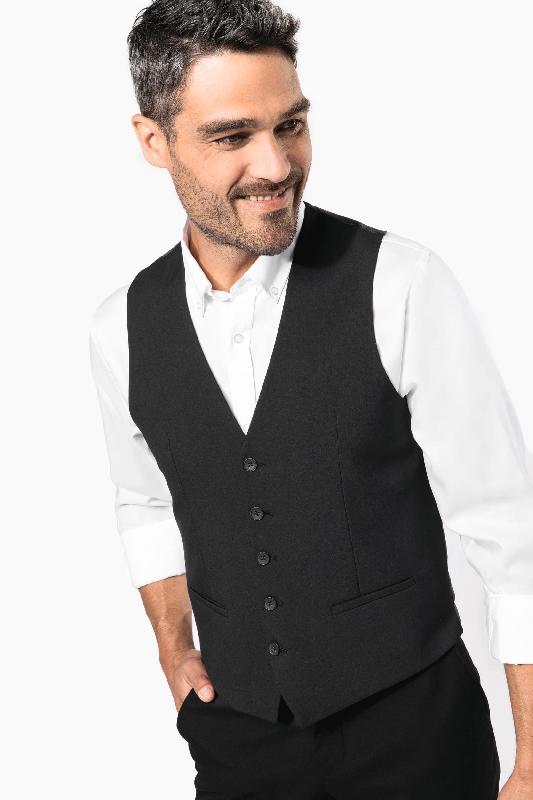 Gilet homme - Réf: K501 - Kariban - 64% polyester, 34% viscose, 2% élasthanne_2
