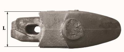 Dents de godet Fastkey FK9 1550 PA - dimensions précises et poids de 21,60 kg_2