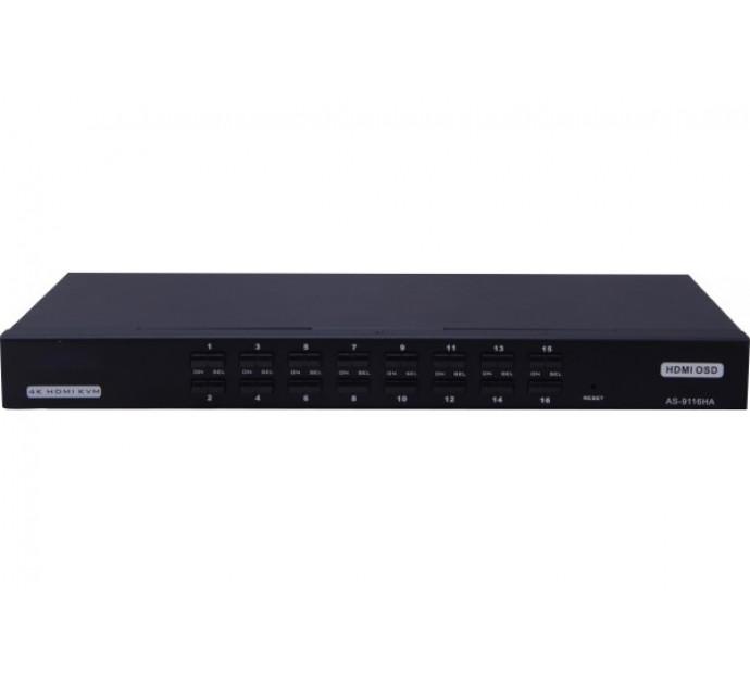 Dexlan KVM Switch 16 ports HDMI 4K - USB 2.0 avec câbles - Réf. 66516_2
