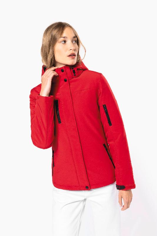 Parka softshell doublée capuche femme - Réf: K651 - Kariban - Imperméable et respirante_2