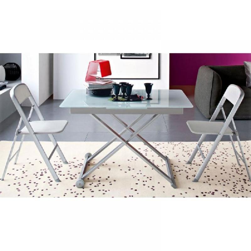 Table basse Calligaris avec système de relevage pratique