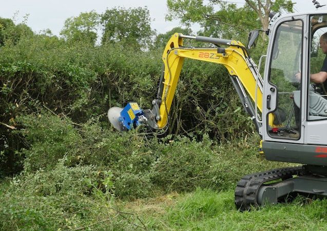Outil d'élagage fiable pour pelles de chantier et minipelles