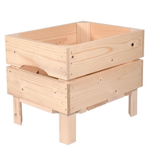 Caisse jardinière en bois L2 - Simply à box - L36 x H29 x P27 cm - Bois brut et 6 coloris de lasure à l'eau_2