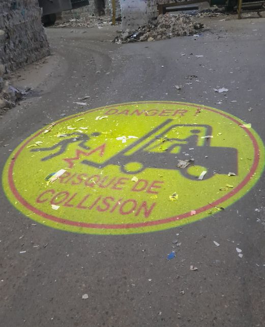 Projecteur de GOBO pour marquage au sol lumineux_2