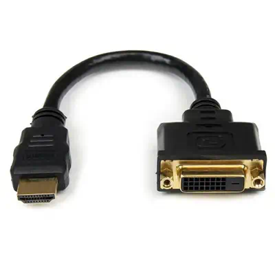 StarTech Cble adaptateur vidéo HDMI vers DVI-D de 20 cm_2