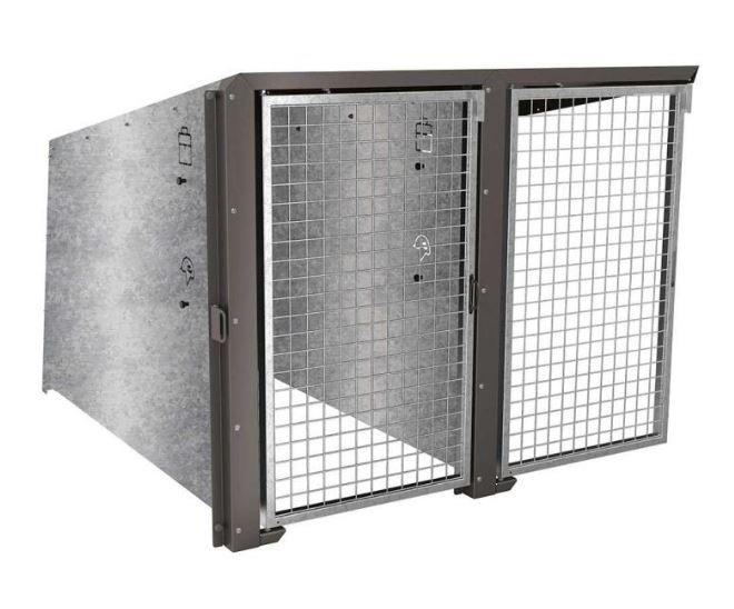 Box à vélos - Structure en tôle galvanisée - Fabrication Française - Dimensions : H:1450mm x l:1820mm x P:2055mm_2