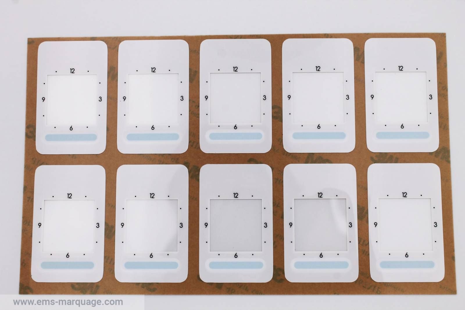 Impression sérigraphie - EMS Espace Marquage et Sérigraphie - sur film polyester anti-rayure et anti-reflet_2