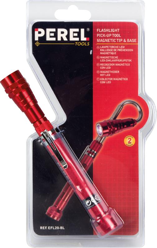 PEREL - Lampe torche 3 LED télescopique avec préhension magnétique - Soulève jusqu'à 2,2 kg - 929036_2