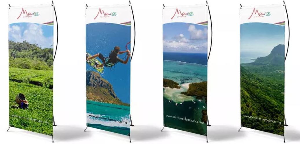Service de création graphique pour stands - Newdisplay - Conception de roll-up, kakemono et X-banner_2