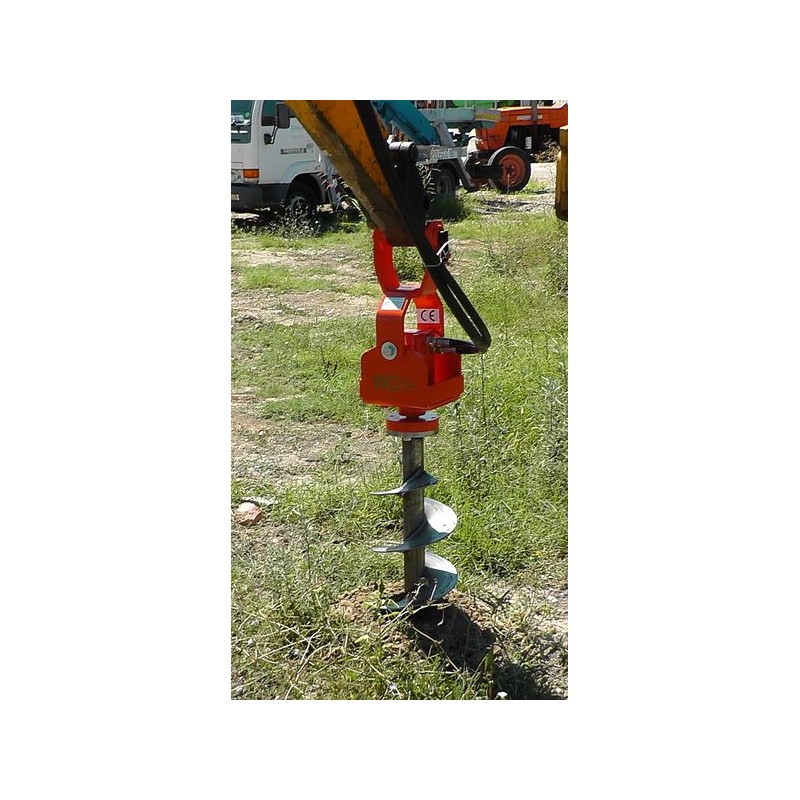 Tarière avec couple maxi de 1200Nm pour mini-pelle