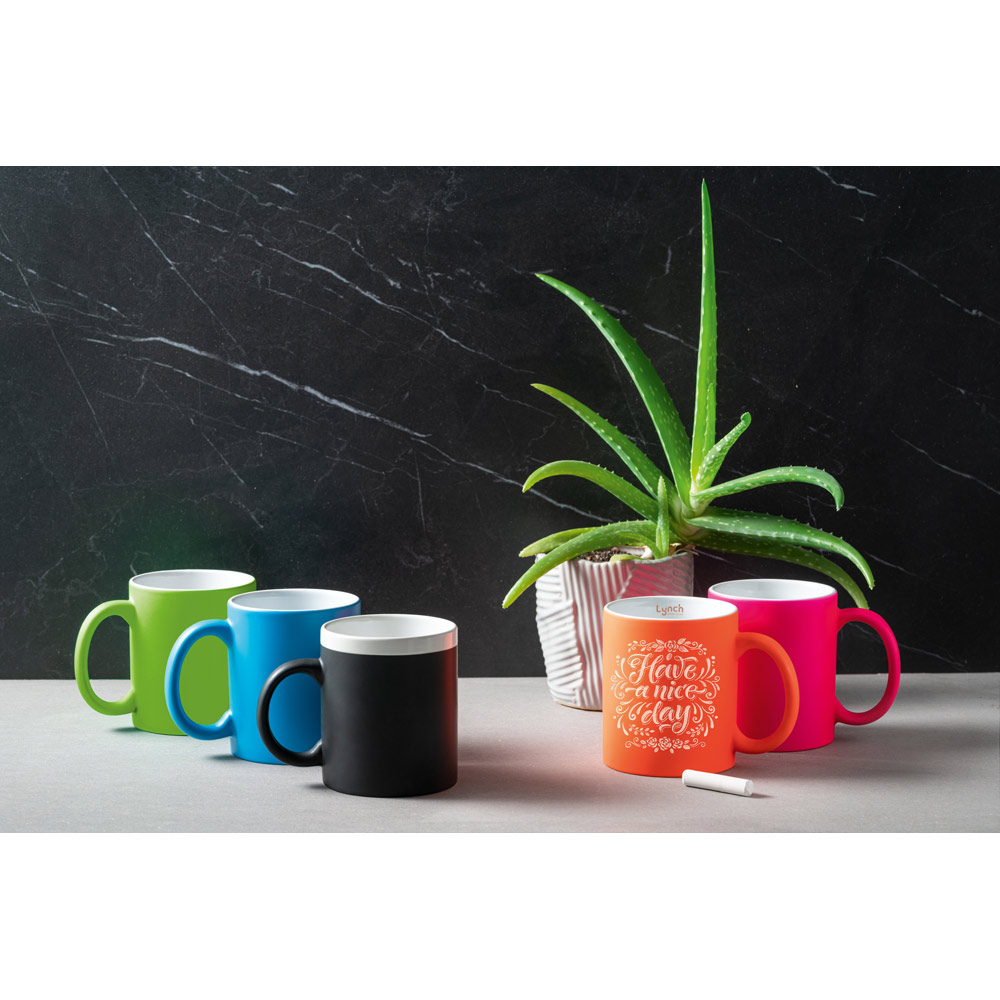 Tasse en céramique avec finition néon - 350 mL - 93886 LYNCH_2
