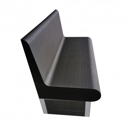 Banc arrondi 1200 x 586 cm avec dossier XPS prêt à carreler - Pour hammam et salle de bain - Valstorm_2