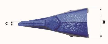 Dents de godet adaptables feurst f 44 syl_2