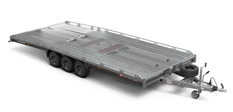 Remorque porte voiture-plateau - 5,50 x 2,24M - 3500KG - BRIAN JAMES T TRANSPORTER 231-5522-35-3-10_2