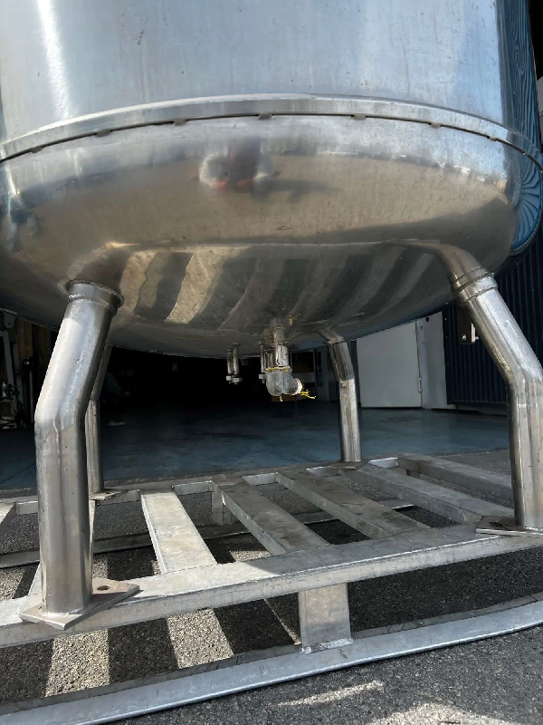 Cuve inox d'occasion 700 litres avec chemise - référence : c7410_2
