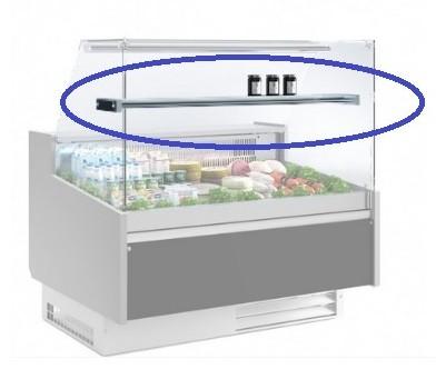 Vitrine réfrigérée de présentation avec service-arrière + réserve réfrigérée_2