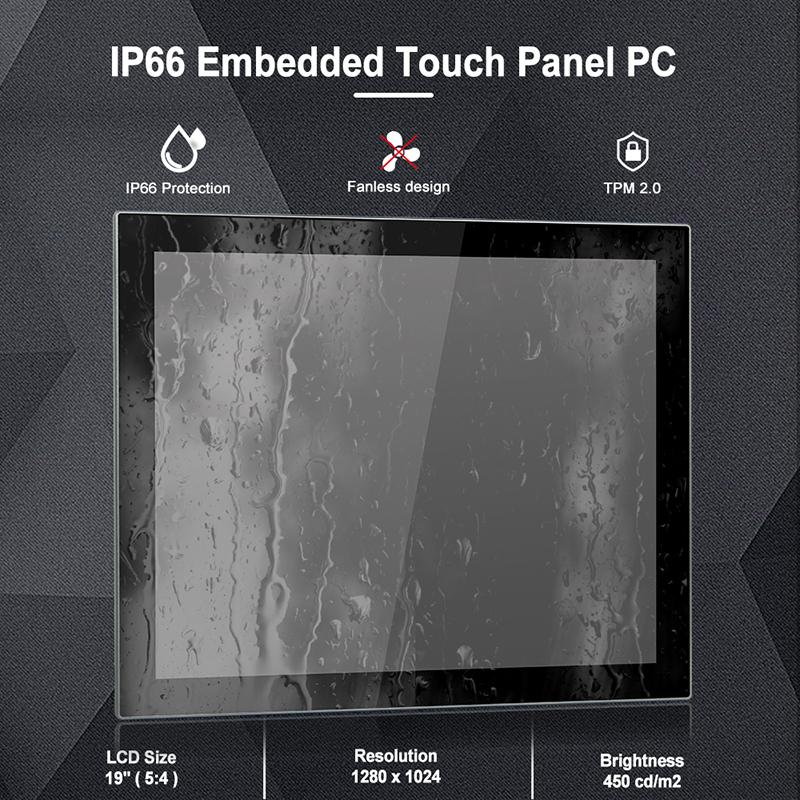 Panel PC industriel fanless 19