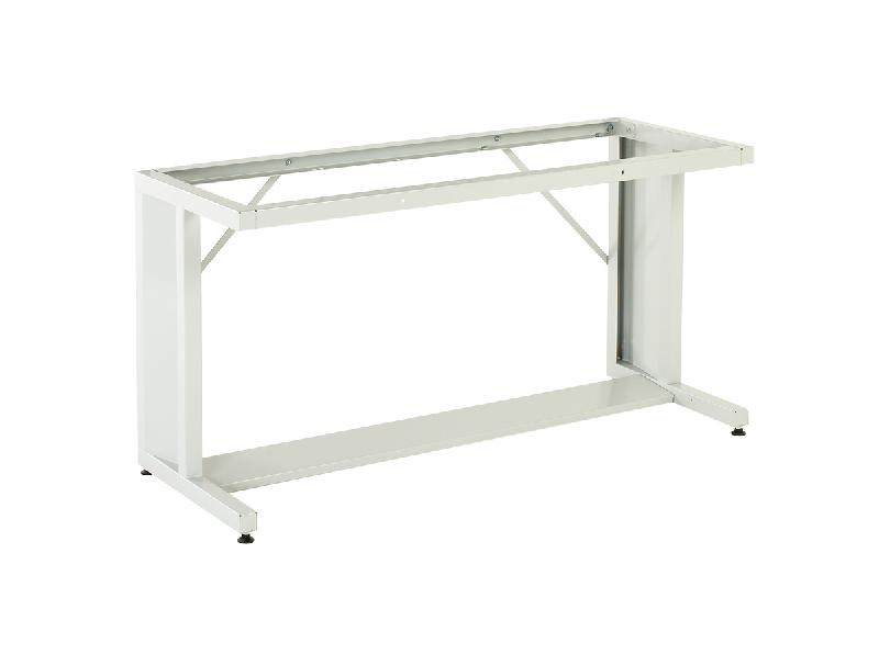 Établi cantilever Verso - poste de travail robuste avec plateau MFC 1500x600x780 mm - RAL 7035_2