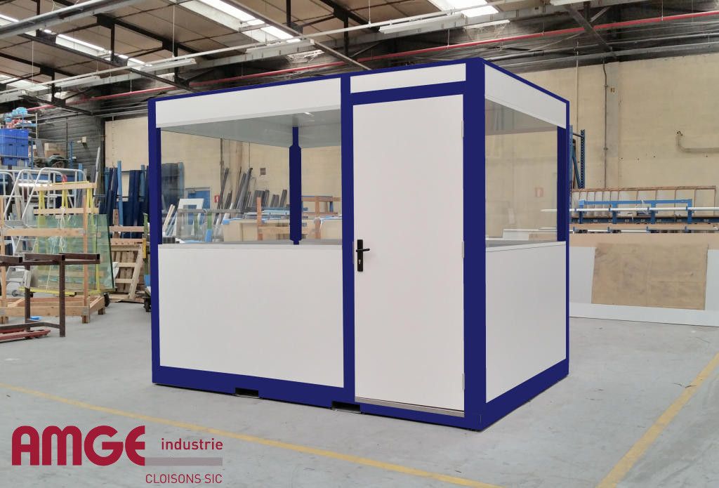 Bureau palettisable clé en main pour la création de bureau à l'intérieur de bâtiment_2