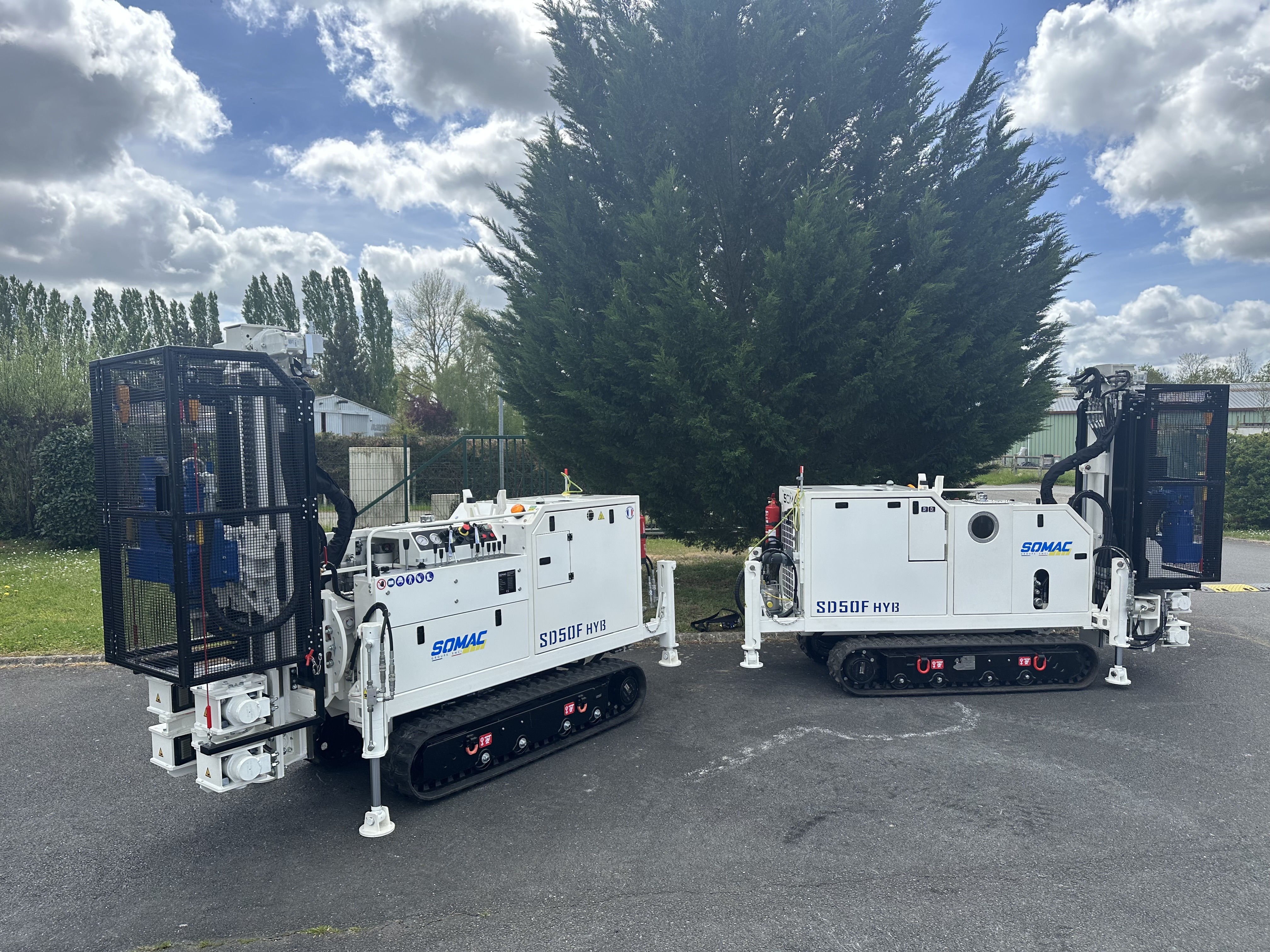 Foreuse hybride haute performance pour micro fondations - SD50F-HYB - 430 m.kg de couple - 30 KW_2