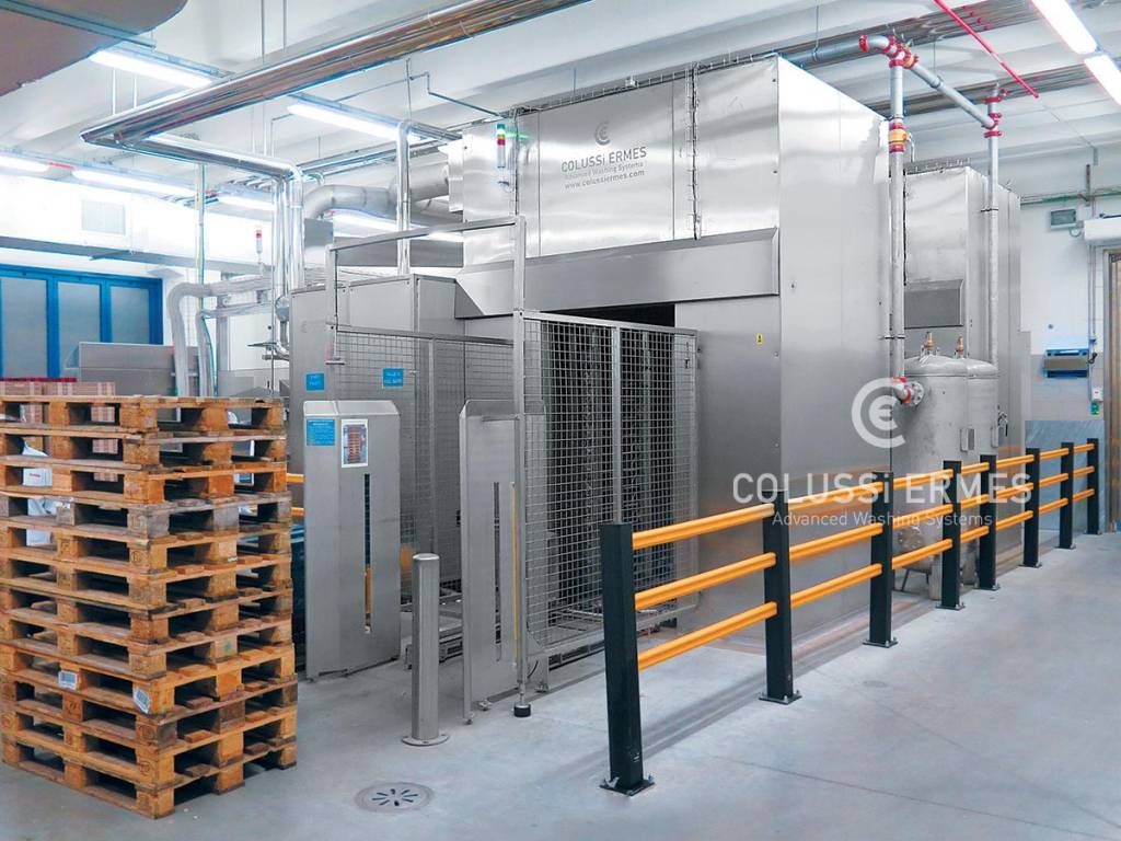 Laveuses industrielles alimentaires - Lavage de palettes Colussi Ermes - Capacité jusqu'à 300 palettes/heure_2
