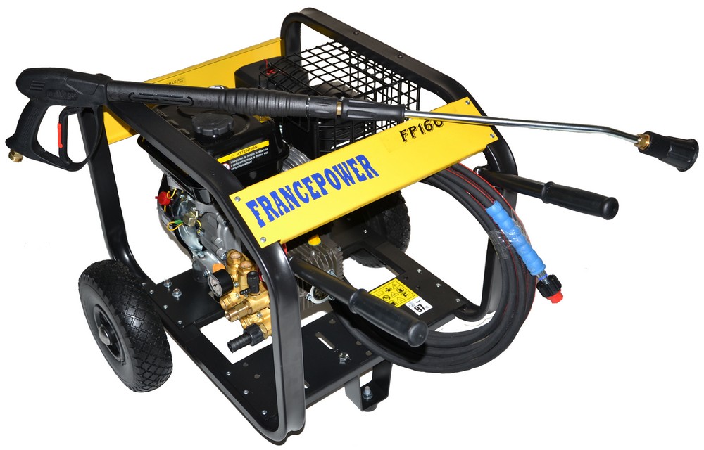 Nettoyeur haute pression professionnel - Modèles FP 200 B LC, FP 270 B LC, FP160 B LC - 200 Bars, moteur Loncin G340F_2