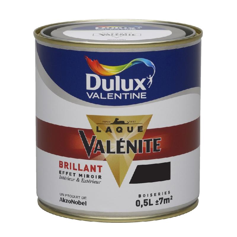 Peinture laque boiserie Valénite noir brillant 0,5 L - effet miroir - DULUX VALENTINE_2